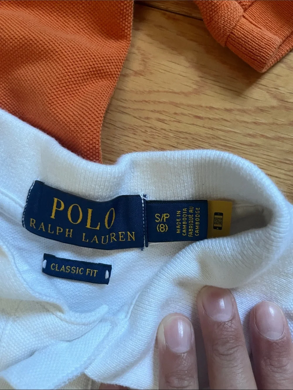 Polo by Ralph Lauren Kids Polo Trio — White, Navy & Orange